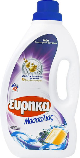 Eyrika Liquid Detergent Marseille with Fragrance Λεβάντα for Sensitive Clothes 1.68lt (42 Measuring Cups)