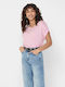 Only Damen T-Shirt Rosa