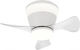 Spot Light Ceiling Fan 60cm with Light and Remote Control White