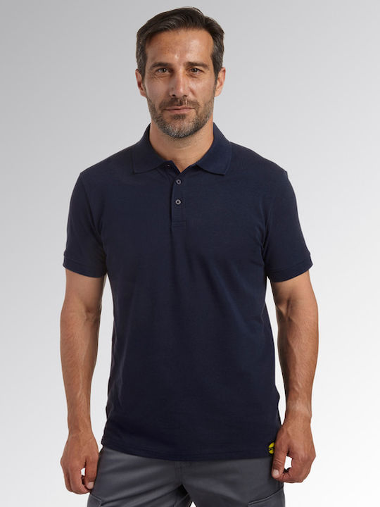 Diadora Herren Kurzarmshirt Polo classic navy