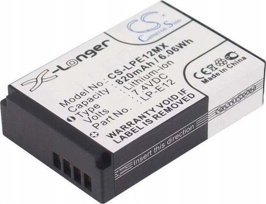 Cameron Sino Μπαταρία Φωτογραφικής Μηχανής /-lpe12mx SB7633 820mAh