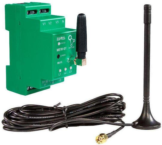 Zamel Ampermetru Panou Electric Analogic Șină Monofazic Wi-Fi SPL10000032
