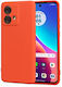 Moto Задна корица Силикон Оранжев (Motorola Moto G54 5G)