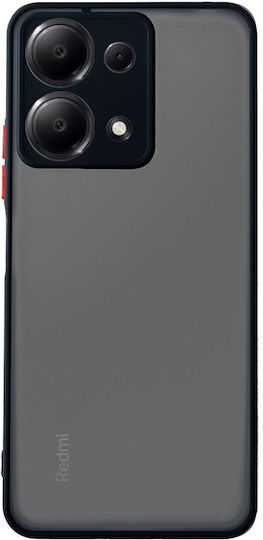 Lime Hardshell Fusion Full Camera Protection Back Cover Plastic / Silicon Negru (Redmi Note 13 Pro 4G / Poco M6 Pro 4G )