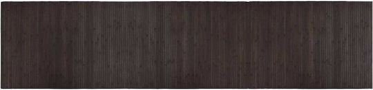 vidaXL Kitchen Mat Runner with Anti-slip Underlay Dark Brown 70x300εκ.