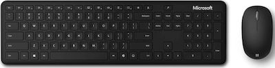 Microsoft 1AI-00026 Fără fir Bluetooth Set tastatură și mouse Greacă Gri