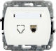 Karlik Network Socket RJ45 in White Color GT-1