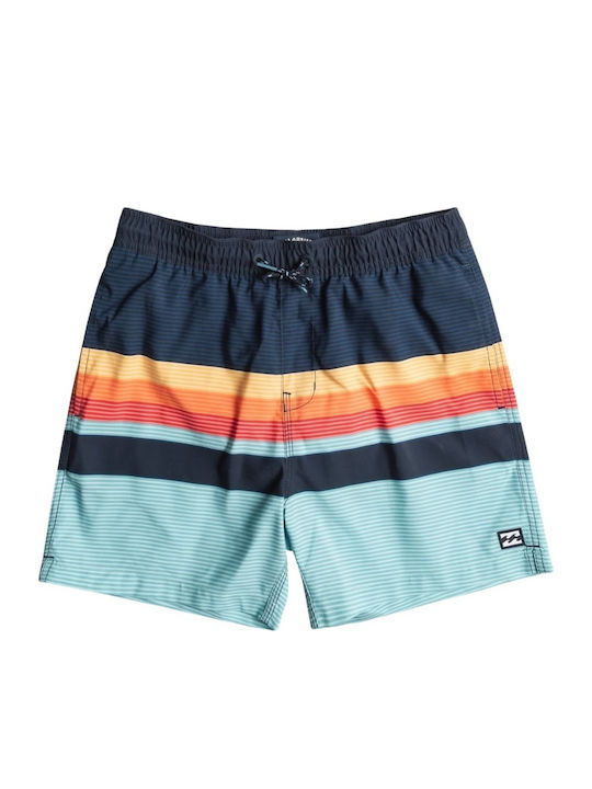 Billabong All Day Htr Stripes Kids Swimwear Swim Shorts Blu