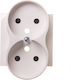 Kontakt-Simon Power Socket Front in White Color WMDW-P0131x-011