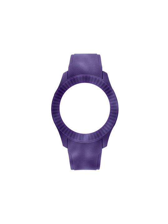WATX & CO Rubber Strap Purple 43mm
