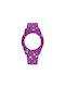WATX & CO Curea de cauciuc Violet 38mm