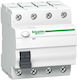 Schneider Electric Ρελέ Ράγας Διαρροής 40A Τετραπολικό