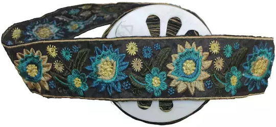Υφασμάτινη Κορδέλα Floral Μπλε