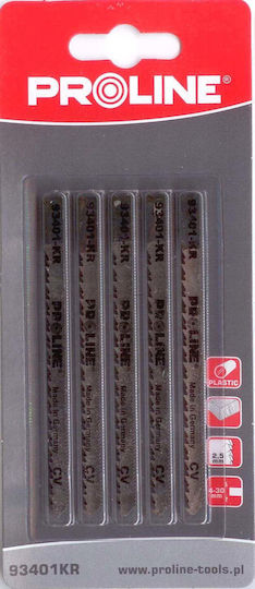 Proline Jig Saw Blade for Wood 100mm 5pcs 93101KR