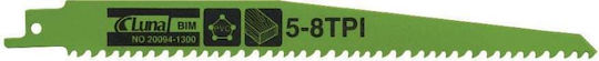 Luna Jig Saw Blade for Wood 200mm 5pcs 200941300