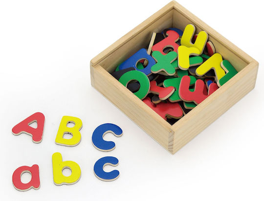 Magnetic Letters Set Beam Wood 52 Pieces