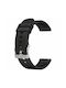Strap Strap Silicone Black (Fitbit Versa, Samsung Galaxy Watch Active)