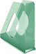 Esselte Magazine File Organizer Plastic Green 7.2x25.6x260cm.