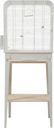 Zolux Wooden Bird Cage White