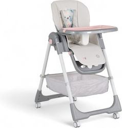 Moni Raffy Foldable Pink Baby Highchair Moni Raffy Foldable Pink Baby Highchair