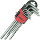 Dedra Set mit 9 Torx-Schlüsseln 6F221