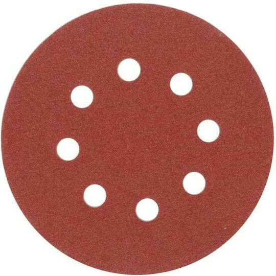 Vorel Orbital Sander Sanding Sheet K40 with Holes 125x125mm Set 5pcs