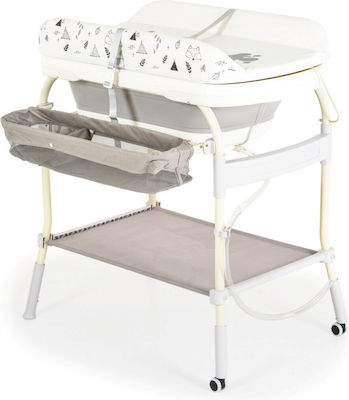 Cangaroo Baby Bath-Changing Table with Thermometer Multicolored