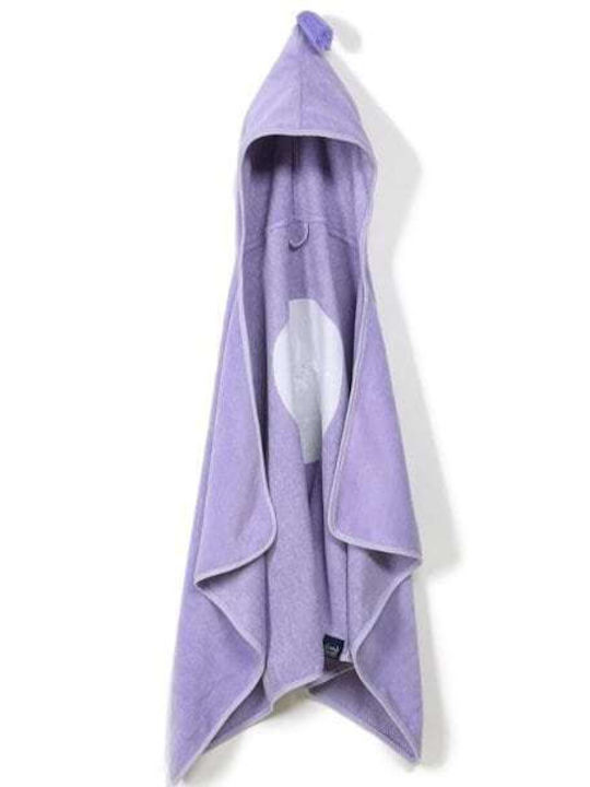 La Millou Βρεφική Κάπα-Μπουρνούζι με Κουκούλα Purple 135x70εκ.