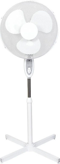 Entac Ventilator Pe Piedestal 44W Cu Telecomandă Alb
