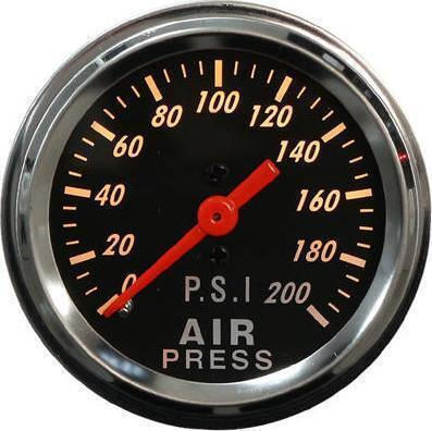 Auto Gauge Αναλογικό Όργανο Ρολόι και Μπαρόμετρο Αυτοκινήτου 52mm για τοποθέτηση στο Ταμπλό