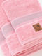 Borea Πετσέτα Σώματος Lava 90x150εκ. Ροζέ Βάρους 550gr/m²