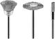Graphite 55H066 Wire Brush 5mm Set of 3pcs