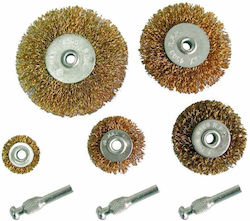 Mega 32200 Werkzeugdrahtbürste 75mm Set von 5Stück