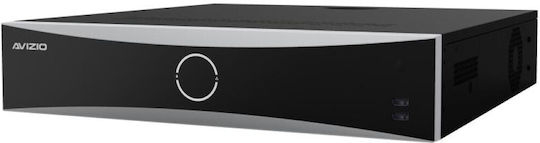 Avizio Power Überwachungs-Videorekorder NVR 32 Kanäle mit Auflösung 4K AV-IPR432-AS