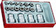 Teng Tools Καρυδάκια Εξάγωνα με Καρέ Υποδοχής 3/8", 1/2" Σετ 18τμχ