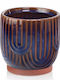 Polnix Planter Ceramic Blue 14x14x13cm.