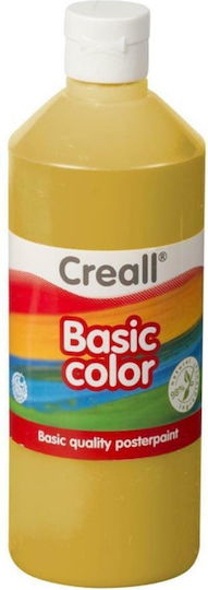 Creall Basic Tempera Paints Ochre 17 500ml 1pcs