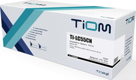 Tiom Compatible Toner for Laser Printer 055CN Cyan