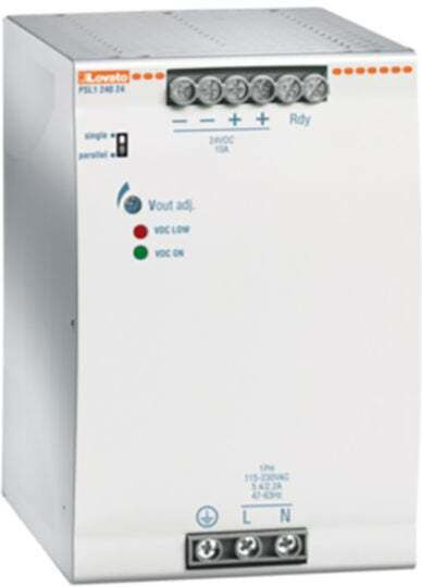 Lovato Electric Τροφοδοτικό Ράγας με Έξοδο 24V και Ισχύ 240W 10A