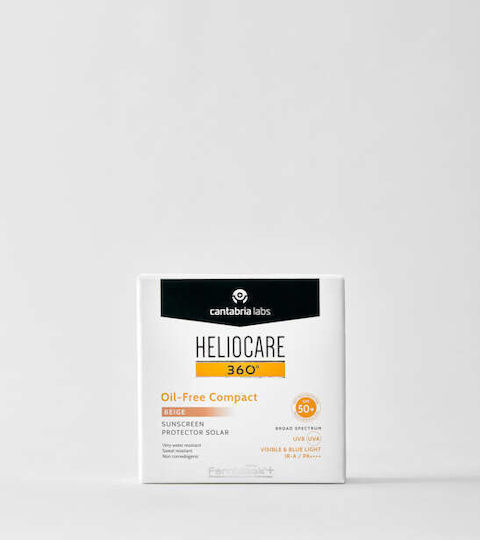 Cantabria labs Heliocare 360 Oil Free Компактна Слънцезащитна Пудра Бежова 10g