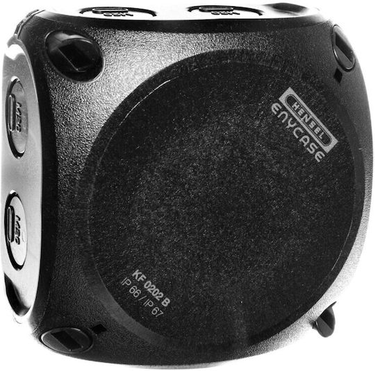 Hensel Surface Mounted Electrical Box Watertight IP66 in Black Color