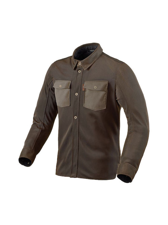 Rev'IT Summer Men's Riding Jacket Cordura Brown