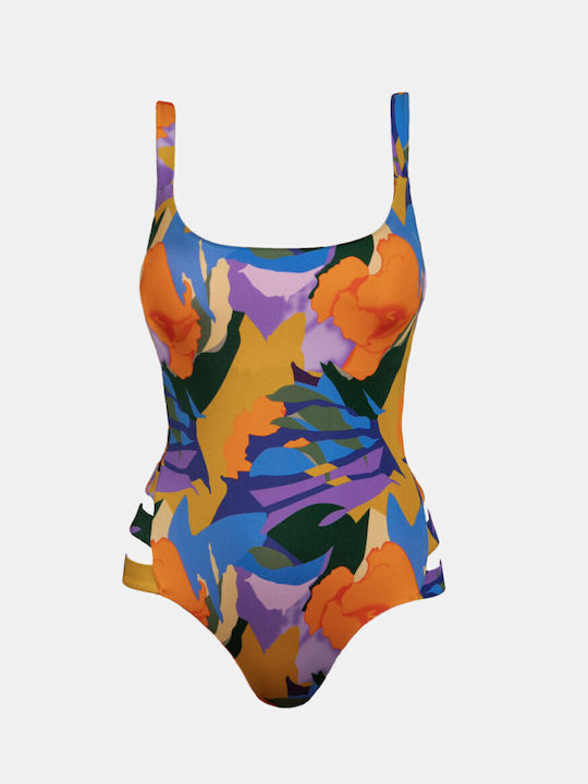 Rock Club Padded Swimsuit Midnight