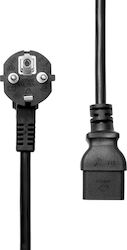 Proxtend Proxtend Schuko Power Cable Angled to C19 1m
