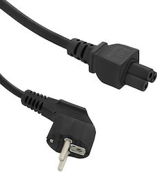 Cablu de alimentare Qoltec Ac 3 pini S03/st1 1.4m Negru Cablu de alimentare Qoltec Ac 3 pini S03/st1 1.4m Negru
