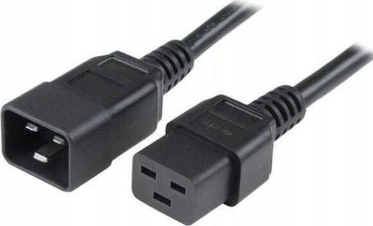 Iec320 C19 To Black C20 16a 2m