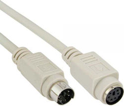 InLine Καλώδιο Κεραίας Coax male - Coax female 5m (13345) 1τμχ