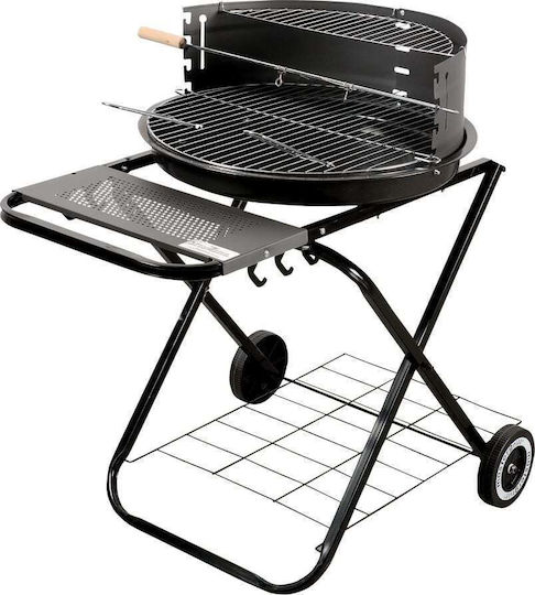 Master Grill & Party Ανοξείδωτη Ψησταριά Κάρβουνου με Θερμόμετρο 84x84εκ.