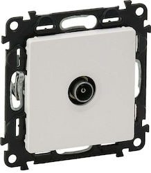 Legrand Valena Life Терминално Гнездо Резистор За ТВ Антена В Бял Цвят 753151