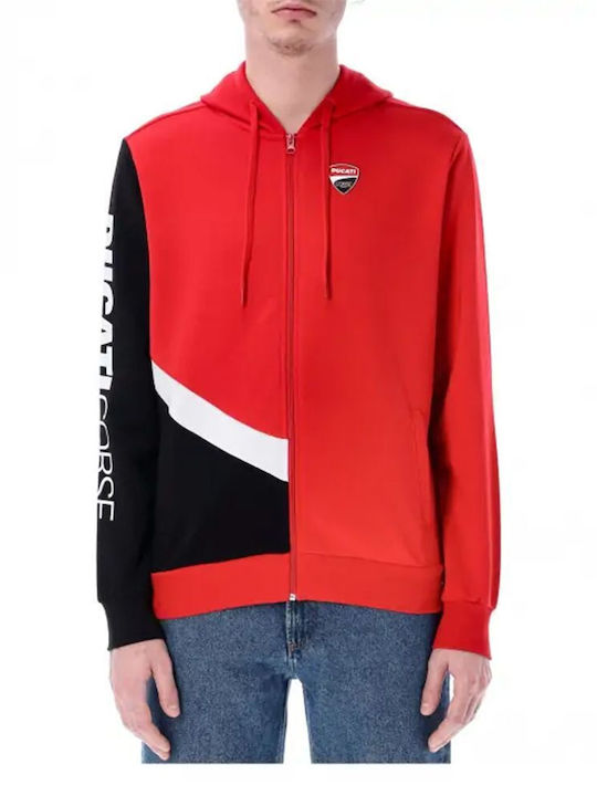 Ducati Herren Sweatshirt Jacke RED GL018767